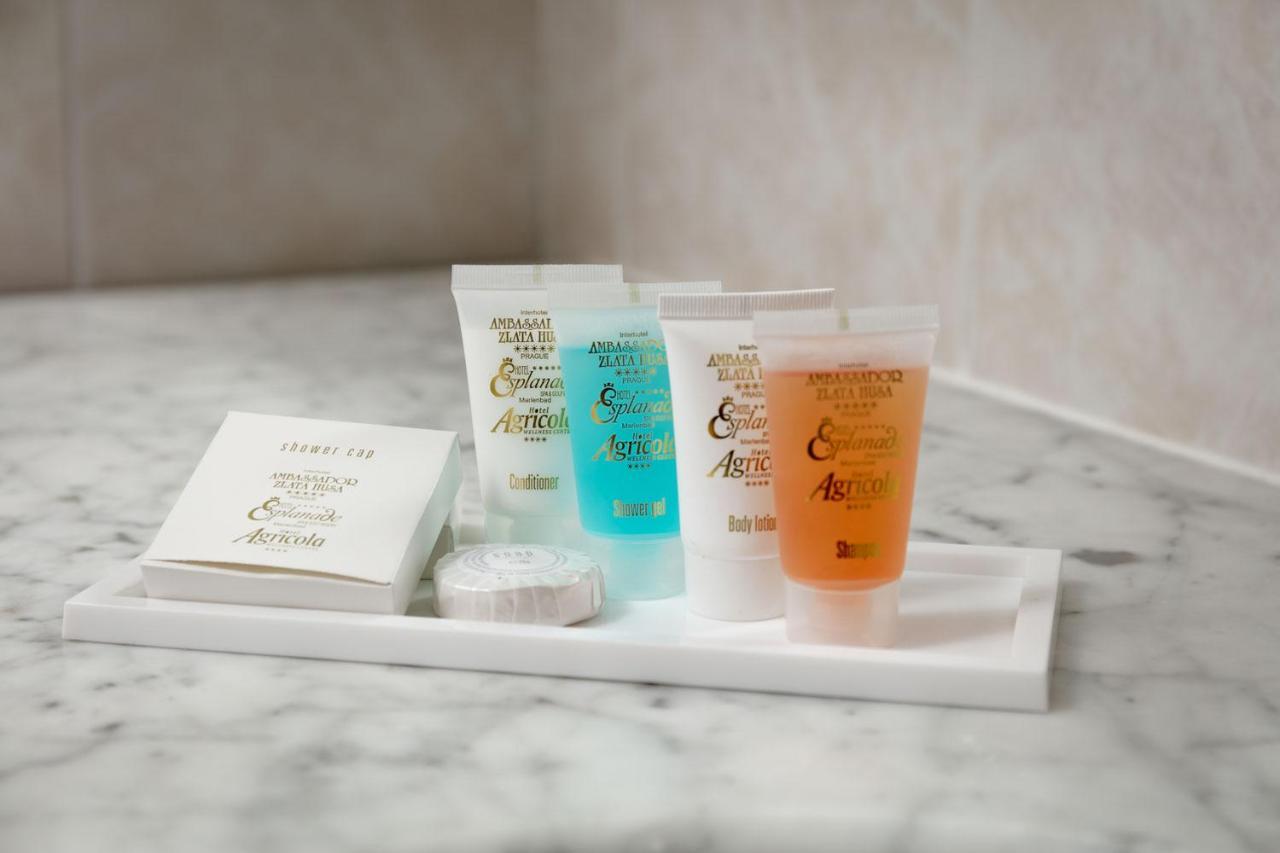 Ambassador Zlata Husa Praga Zewnętrze zdjęcie A selection of toiletries